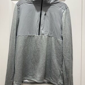 Xersion Gray Striped Hoodie